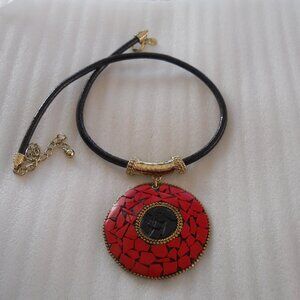 Chico's - Mosaic Pendant Necklace  12-30